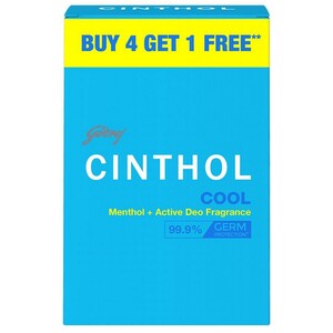 Cinthol Soap Cool 100g 4 + 1 Free