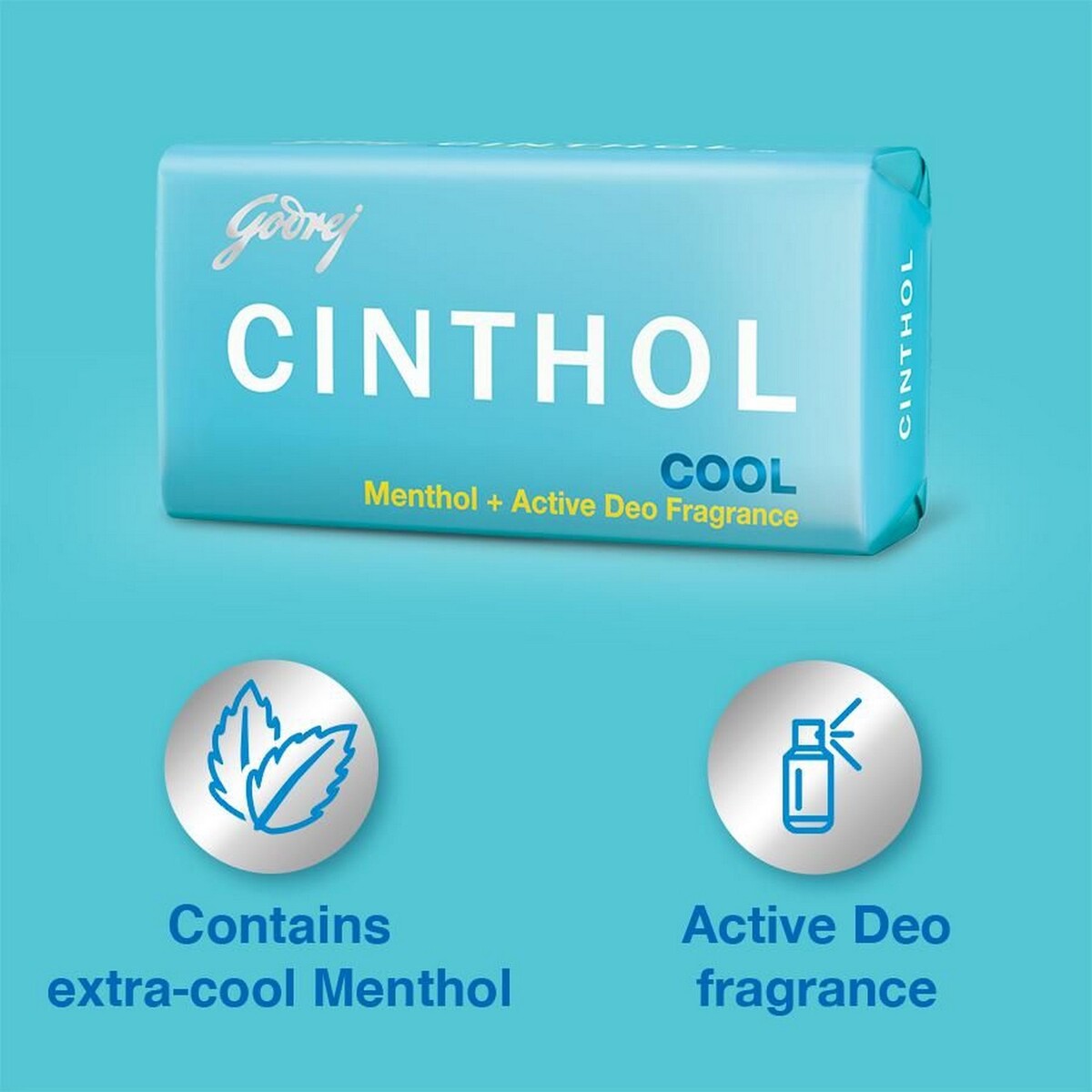 Cinthol Soap Cool 100g 4 + 1 Free