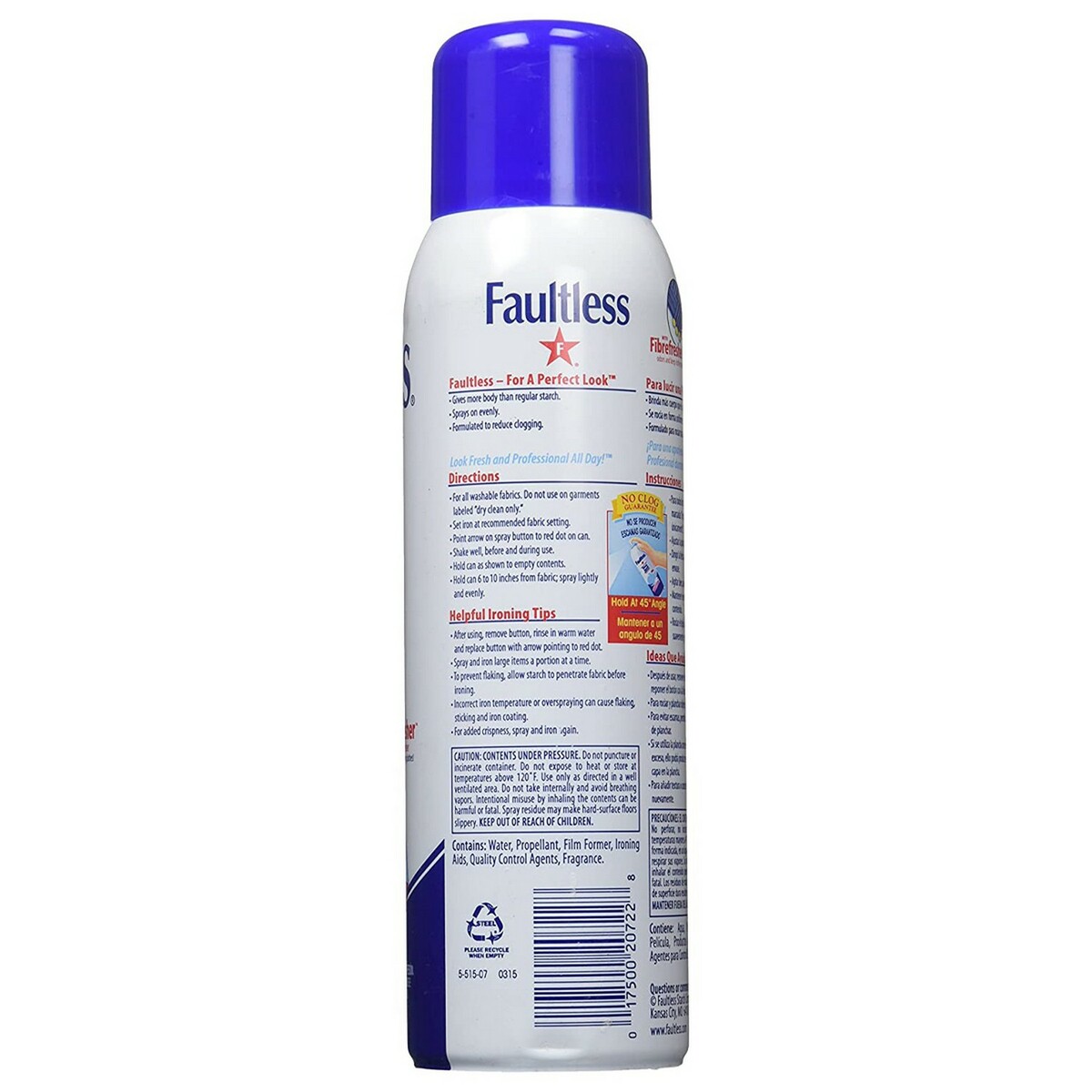Faultless Spray Heavy Starch Original Fresh Scent 567g