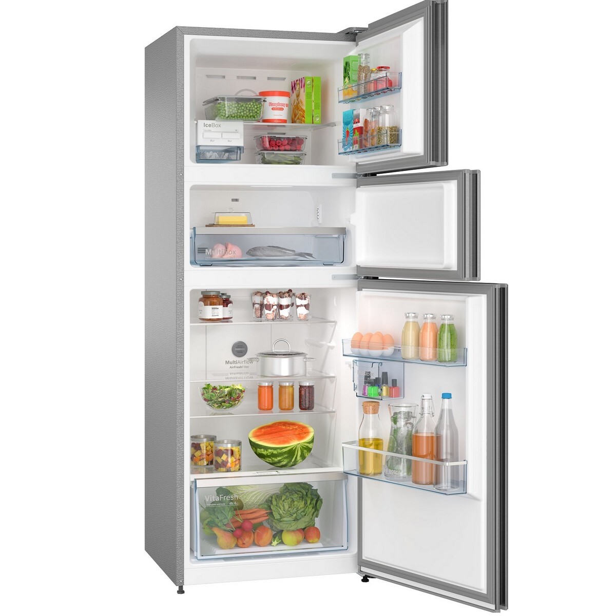 Bosch Refrigerator Frost Free CMC36K05NI 364L Smoky Steel