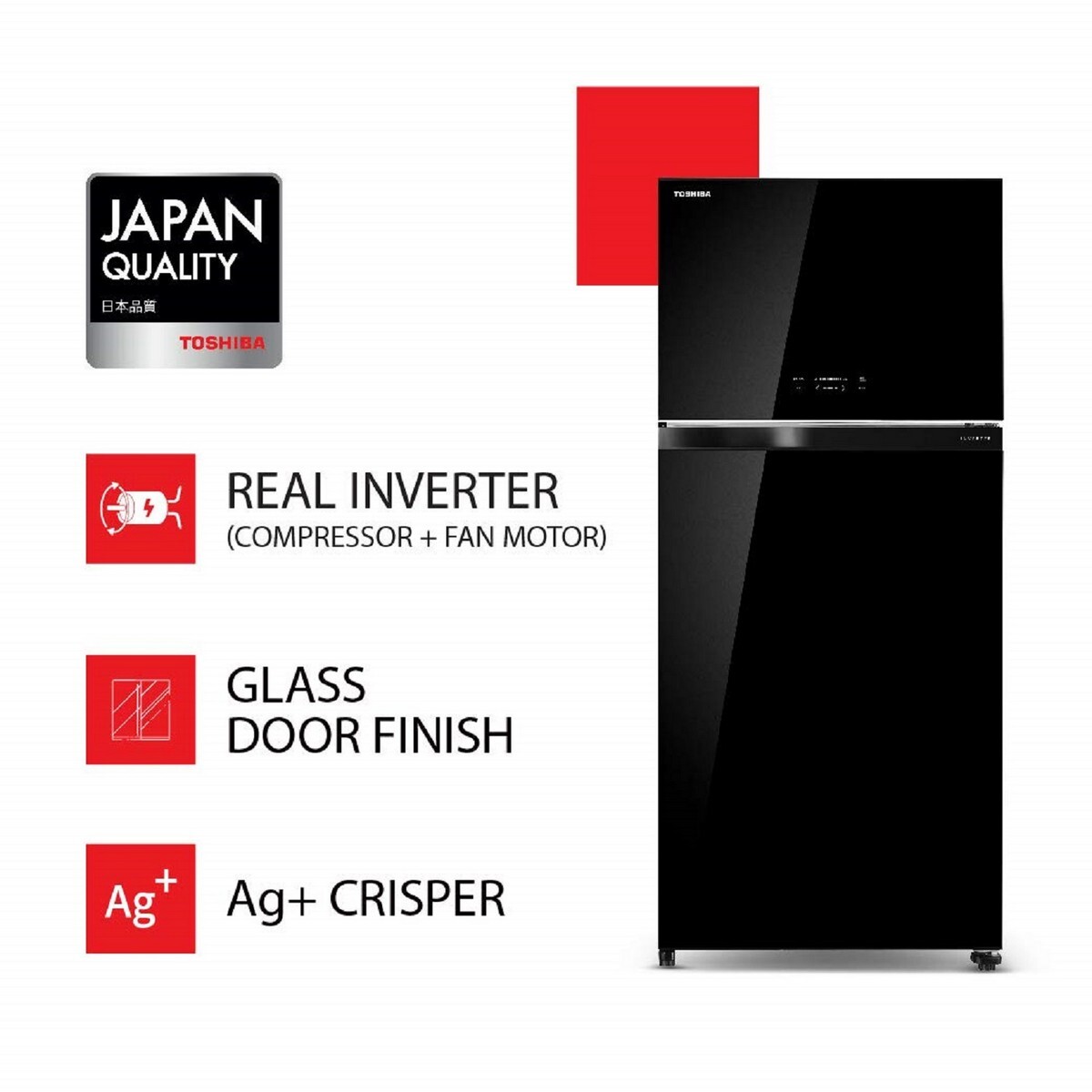 Toshiba 2 Star Refrigerator GR-AG66INA 661 L