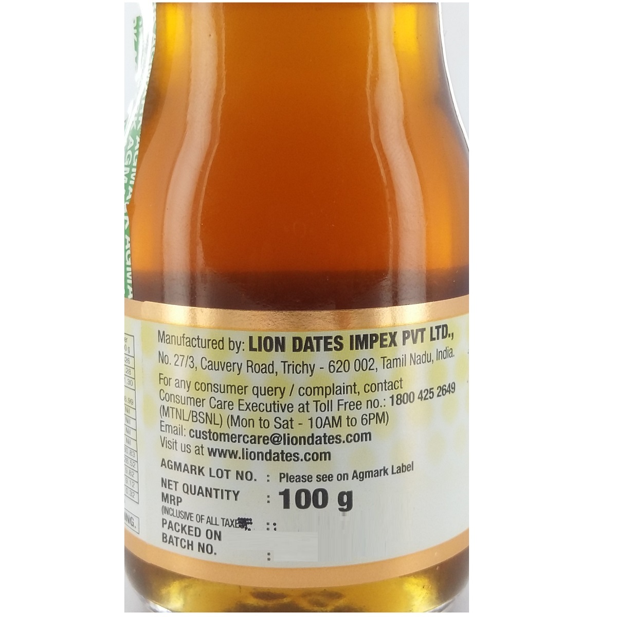 Lion Pure Honey 100g