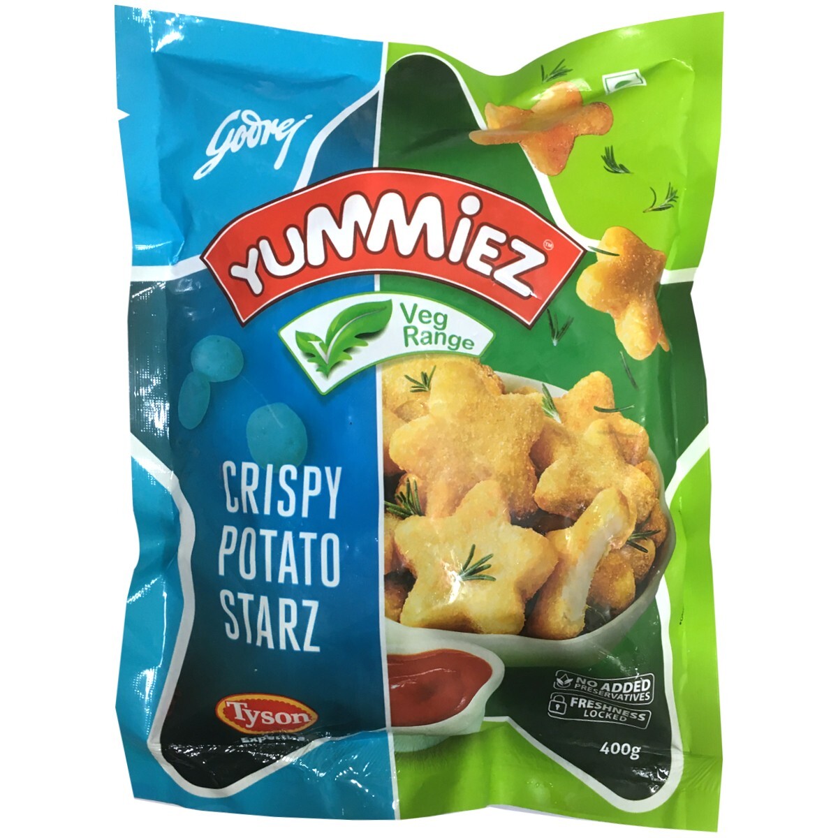 Yummiez Crispy Potato Starz 400gm