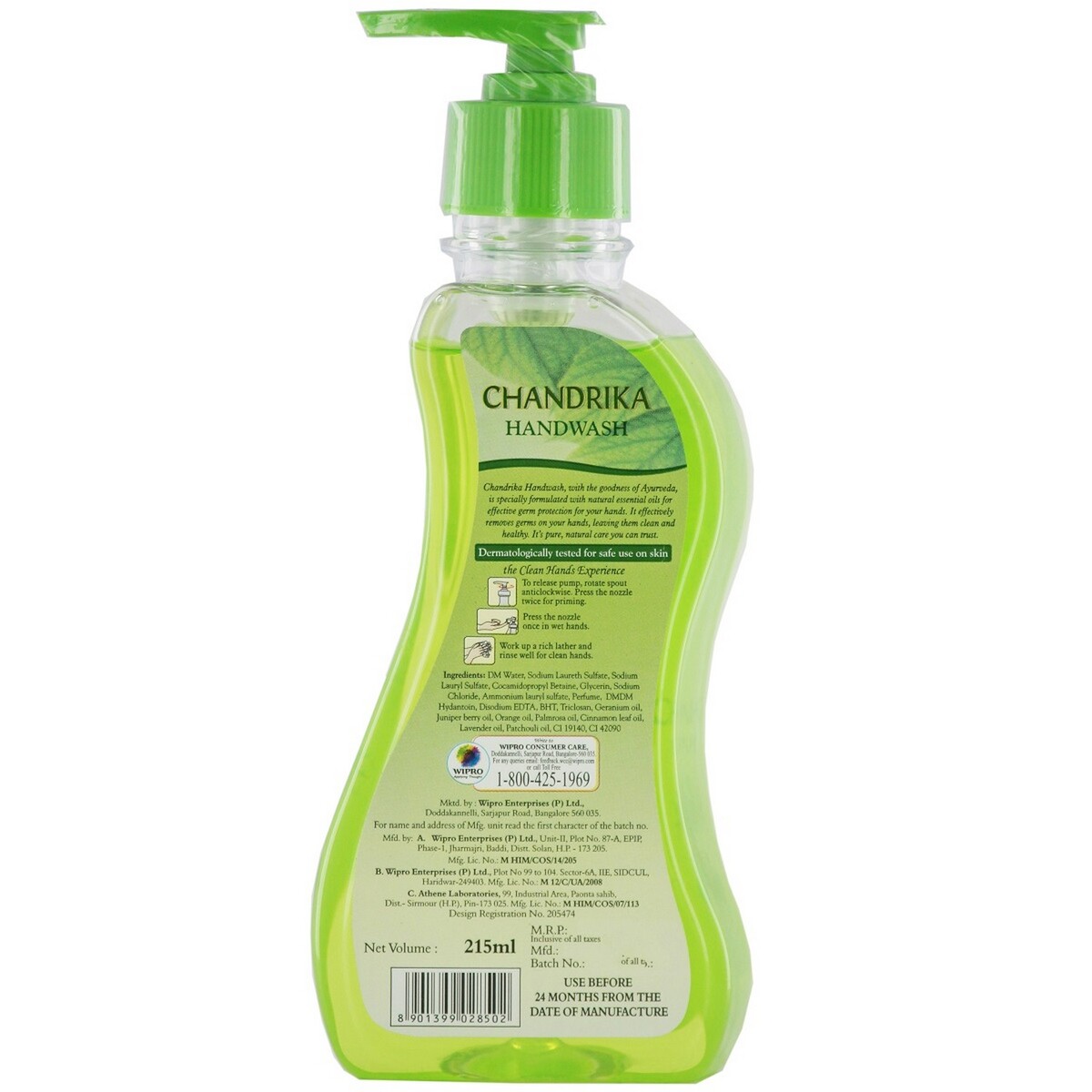 Chandrika Handwash Essential Oil 215ml
