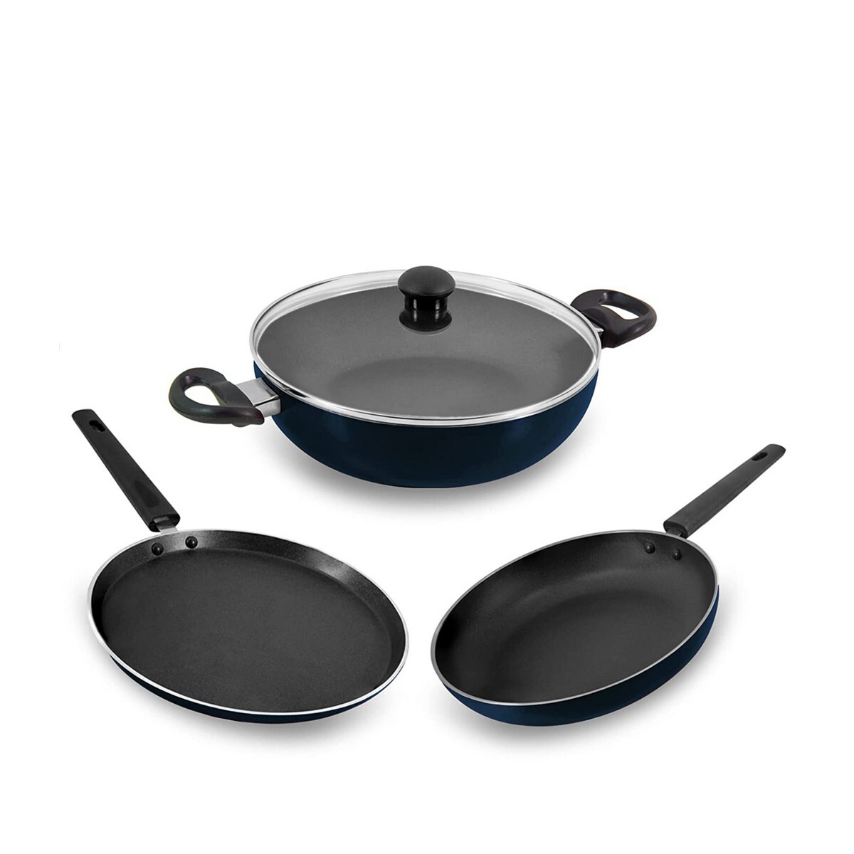 Butterfly Rapid KCP3 Induction Based Blue Non Stick Combo Pack