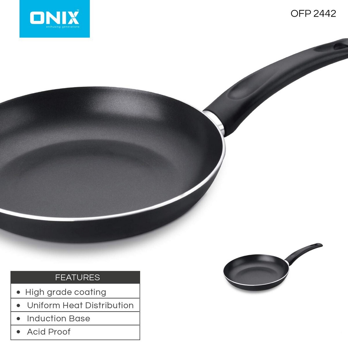 Onix Non Stick Frypan 24cm OFP 2442N