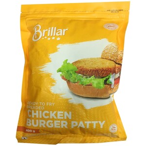 Brillar Chicken Burger Patty 400gm