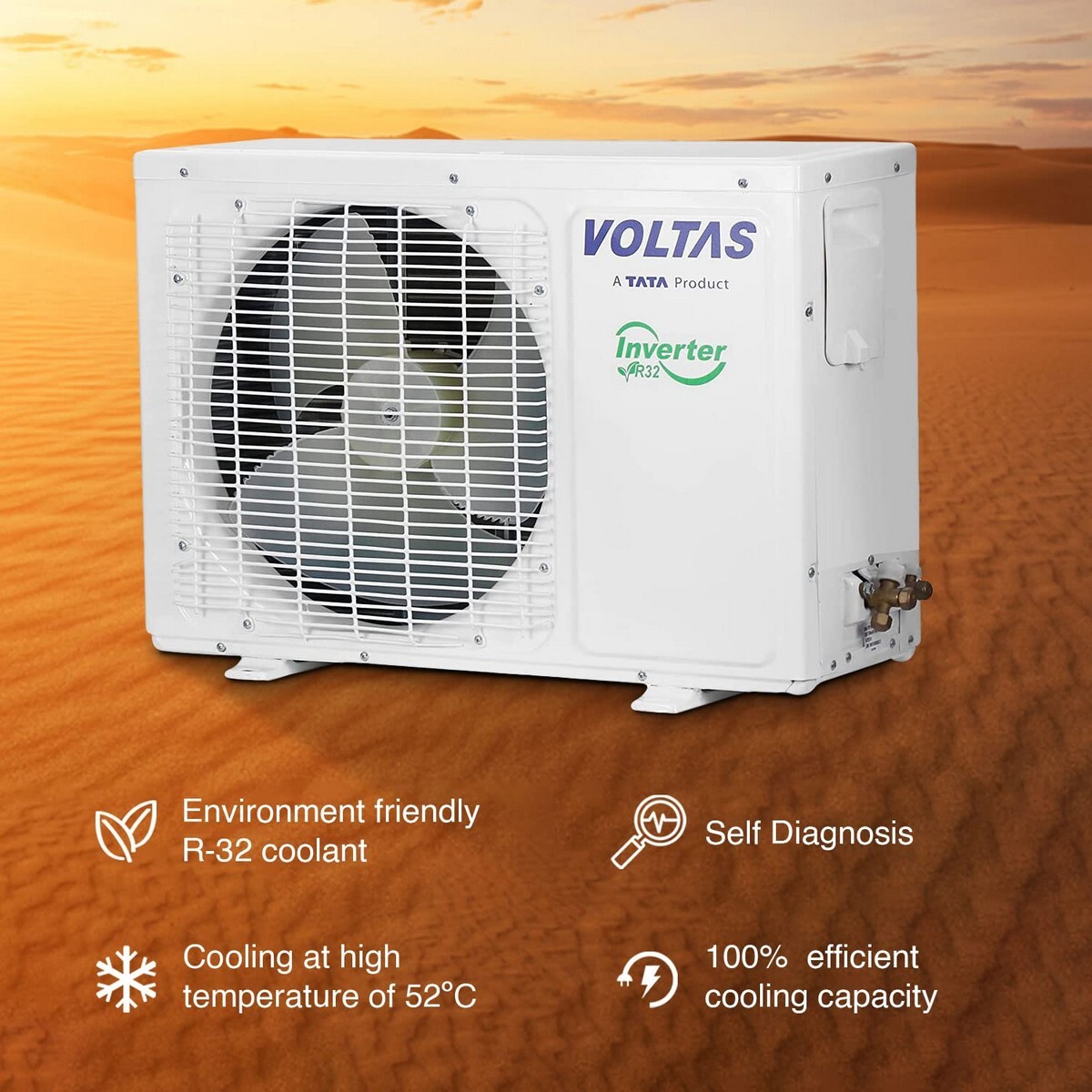 Voltas Inverter  Air Conditioner 243V VectraElite 2ton 3 Star