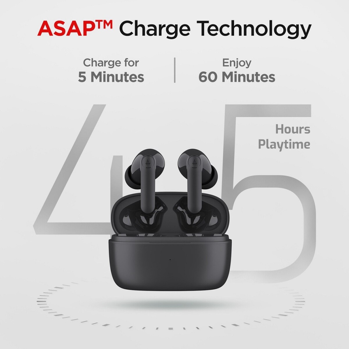 Boat Airdopes 131 PRO Wireless Earbuds with ENx Noise cancellation technology, BEAST mode, 45 hours of battery life, IPX5 Sweat & Water Resistance