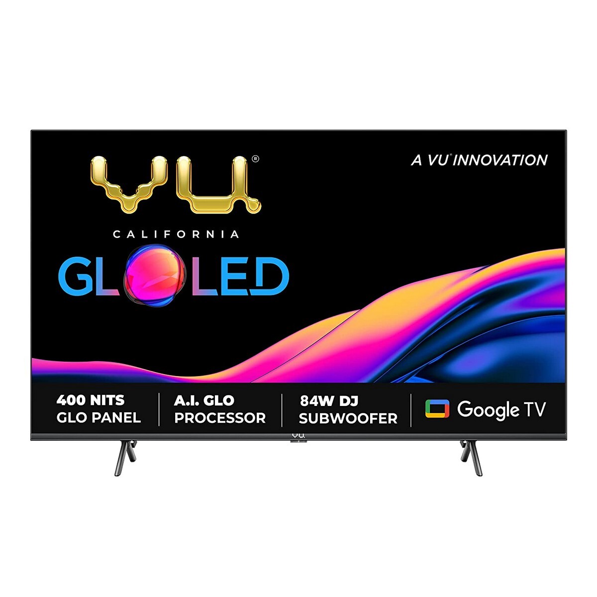 VU 4K Ultra HD Smart GoogleTV 43GloLED 43"