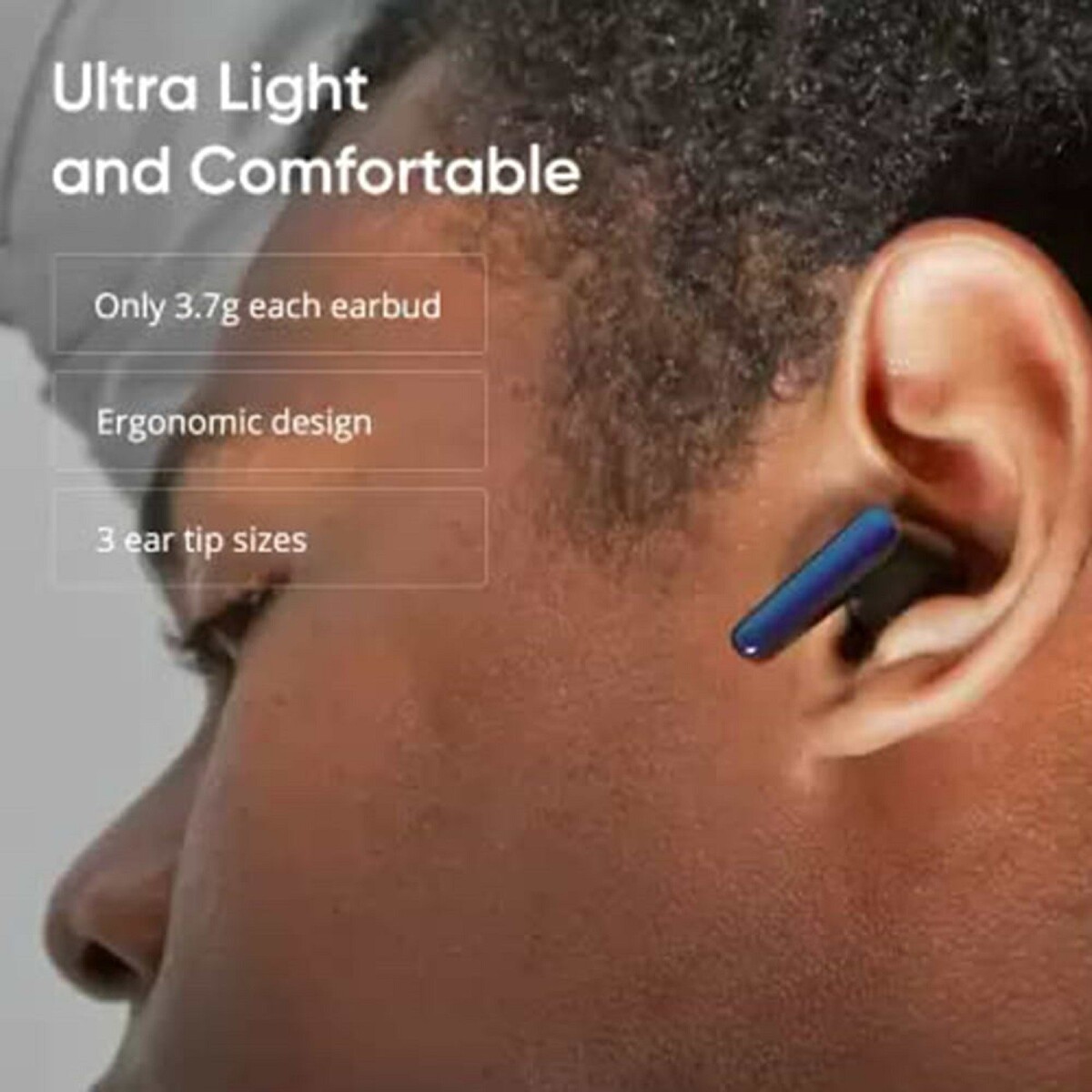 DIZO by realme TechLife Buds Z Bluetooth Headset DA2117 Onyx Black, True Wireless