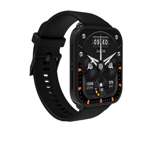 Corseca Just Spaccex 1.71 inches LED Color Display ,Multiple Sports Modes, Spo2, Lightweight, Calls & SMS Reply, Black