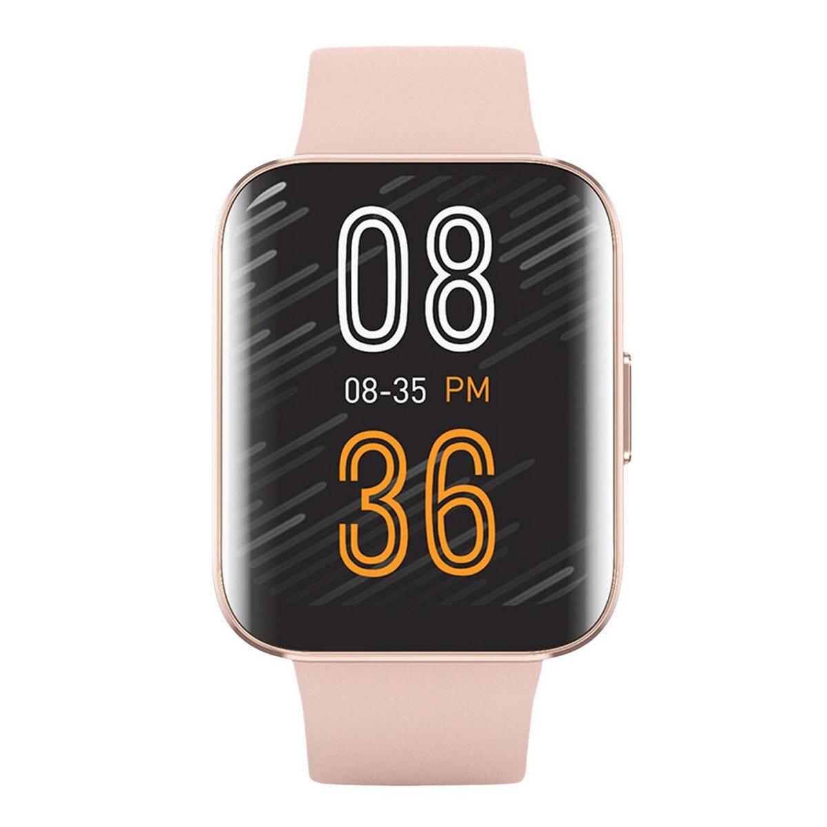 Corseca JUST CORSECA STAYFIT J!VE Smart Watch with Dual Curved Screen and IP67 Water Resistant Rose Gold