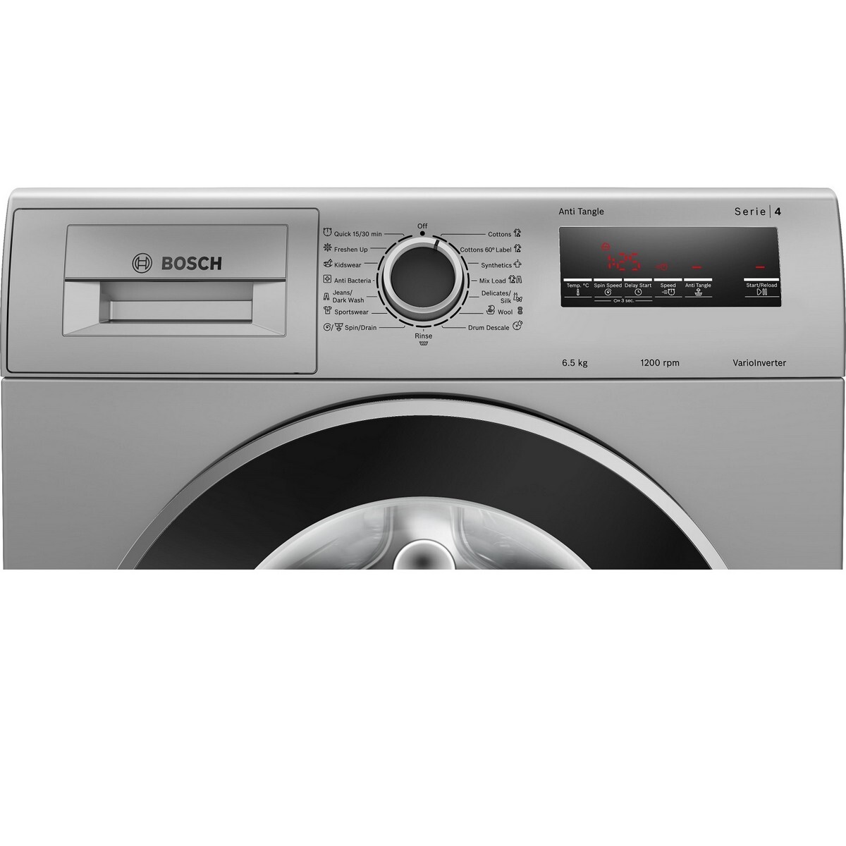 Bosch Front Load Washing Machine WAJ24169IN 6.5Kg Silver