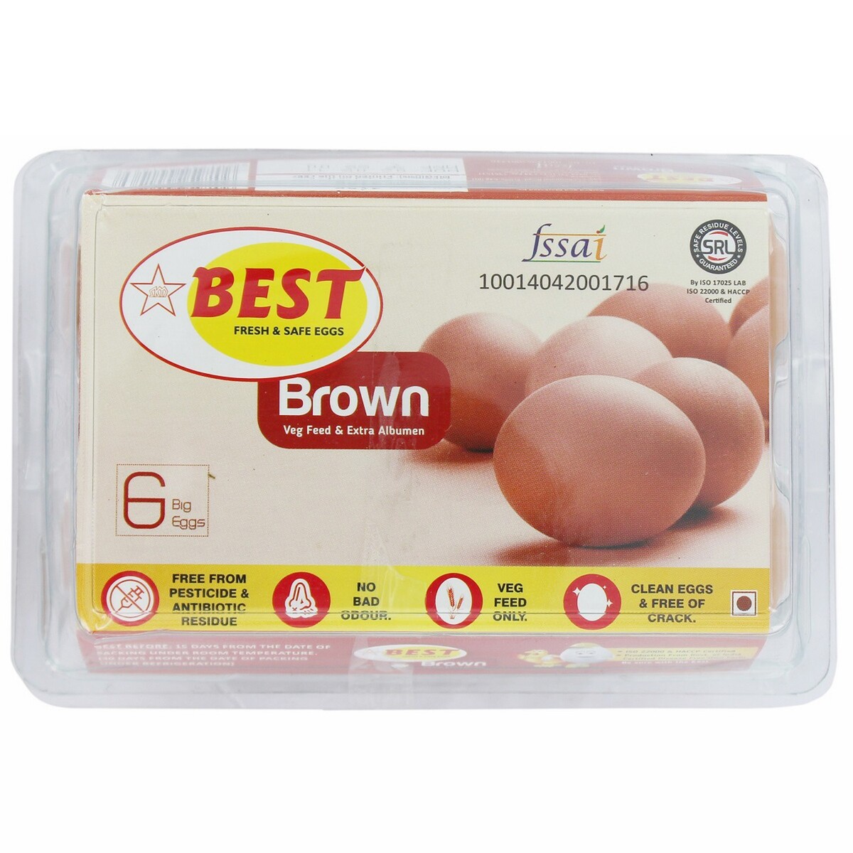 Best Brown Egg 6's