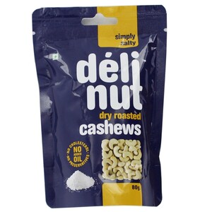 Delinut Cashew Simply Salty 80g