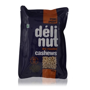 Delinut Cashews Dry Roasted Peppy Pepper 500g