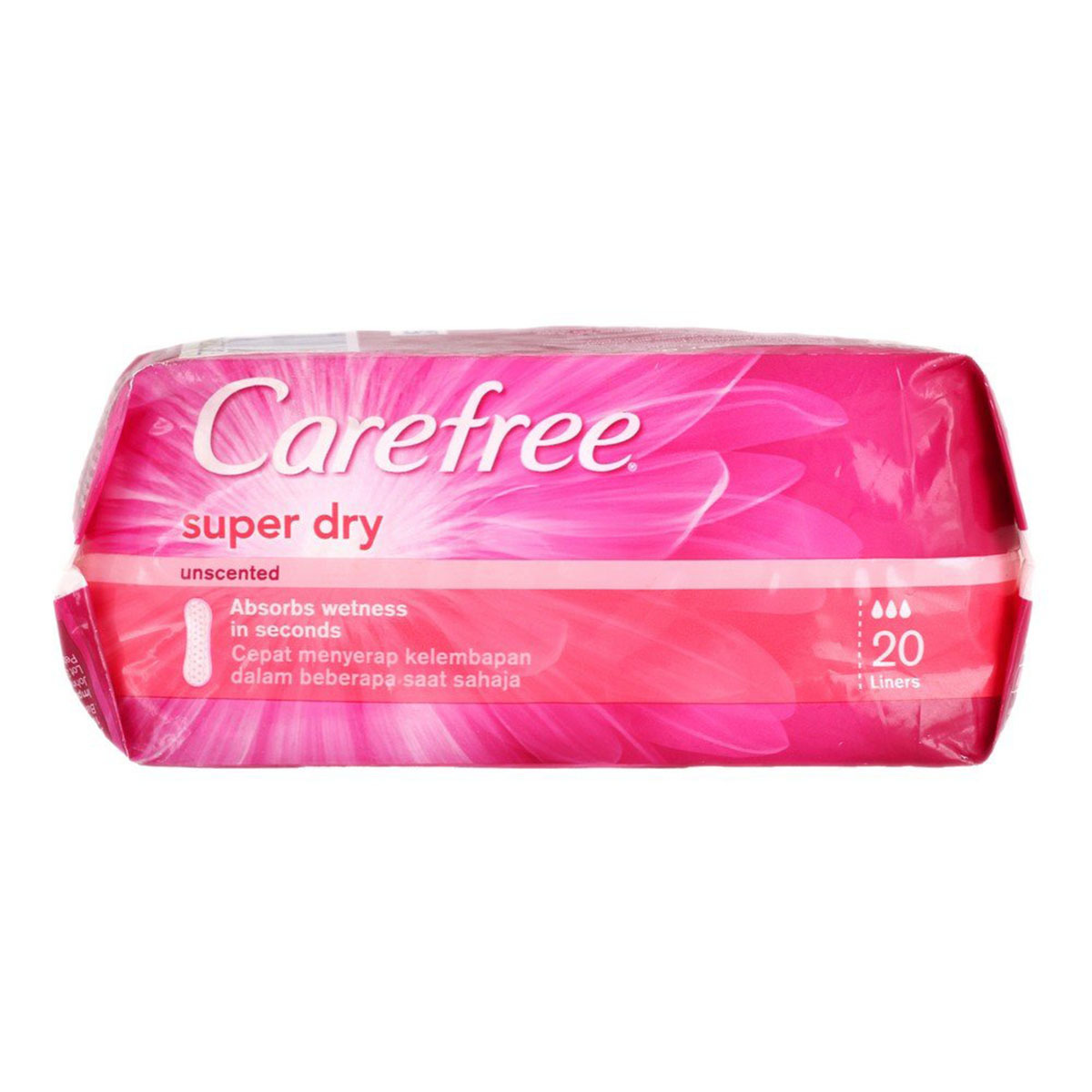 Carefree Pantyliners Super Dry 20's