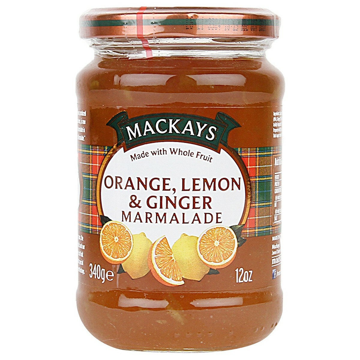 Mackays Orange Lemon Ginger Marmalade 340 gm
