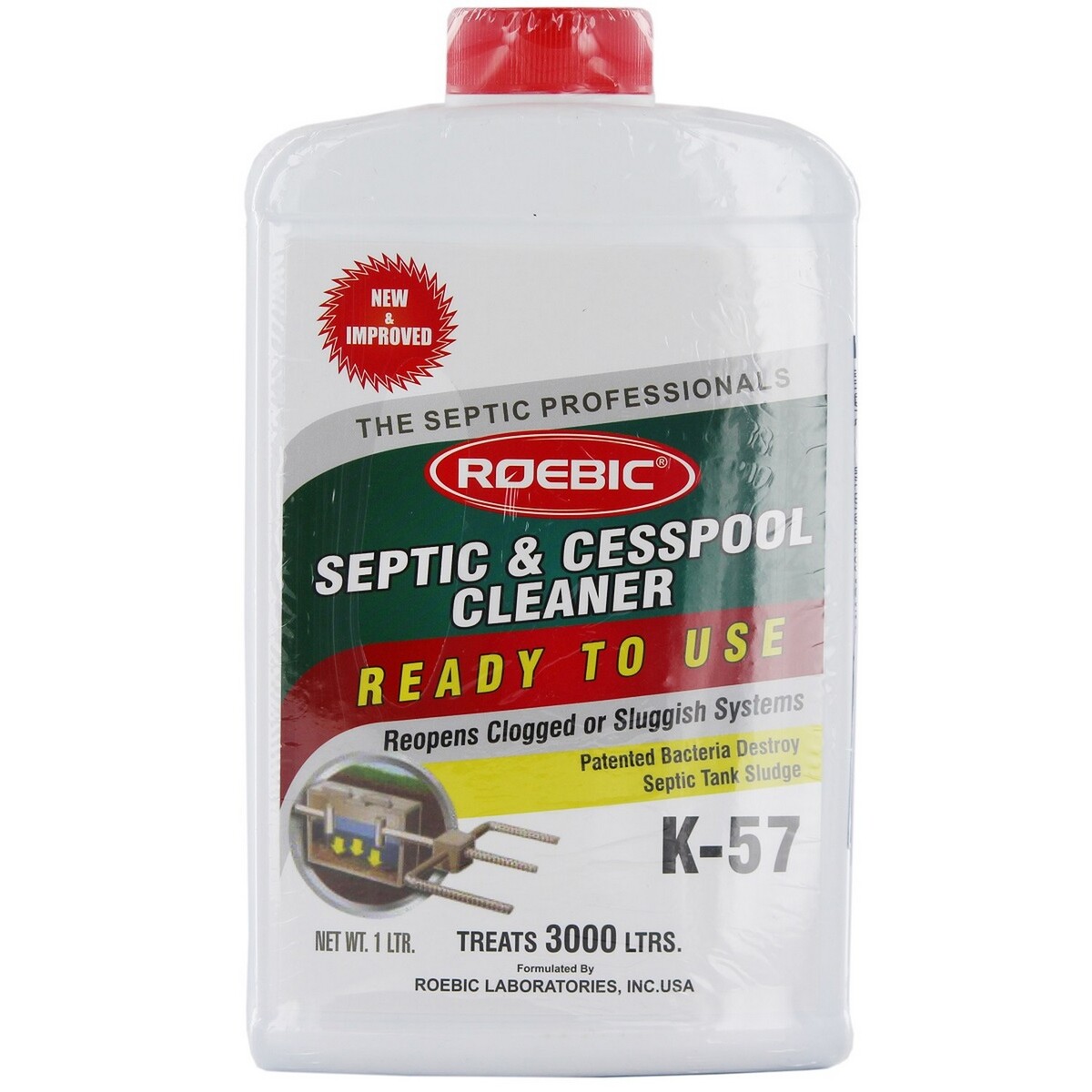 Roebic Septic & Cesspool Cleaner K-57 1Litre