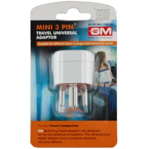 GM Mini Travel Adapter 3Pin 3005