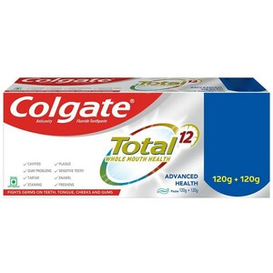 Colgate Toothpaste Total 120g 2's Offer