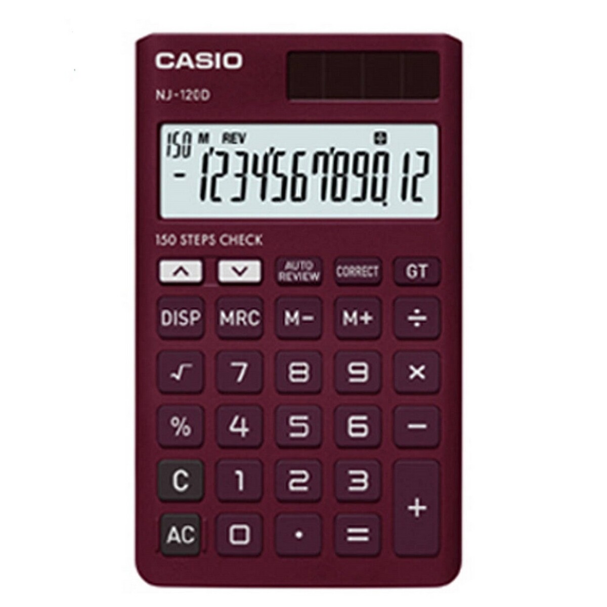 Casio NJ-120D-RD Basic Calculator