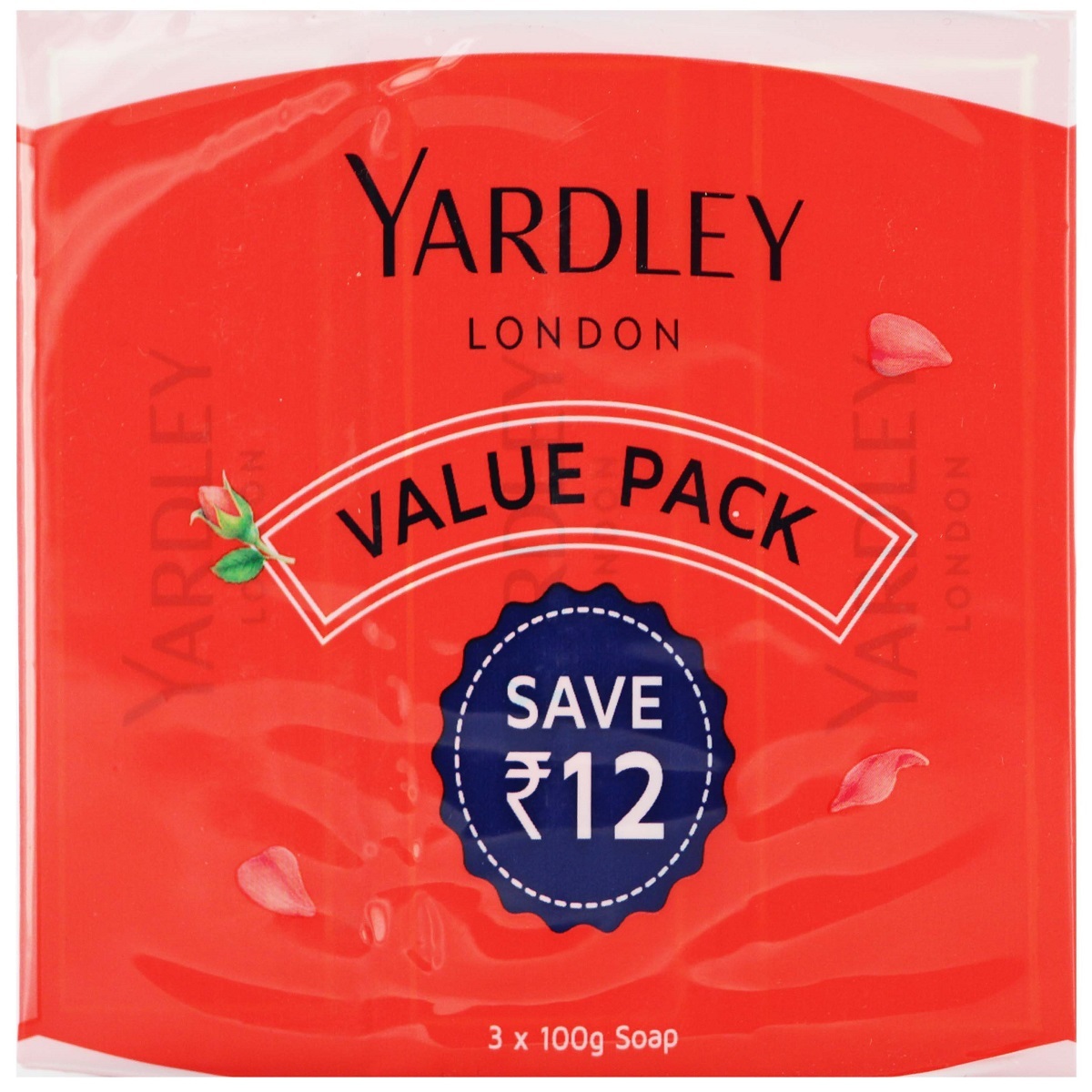 Yardley Soap Royal Red Roses 100g 3's