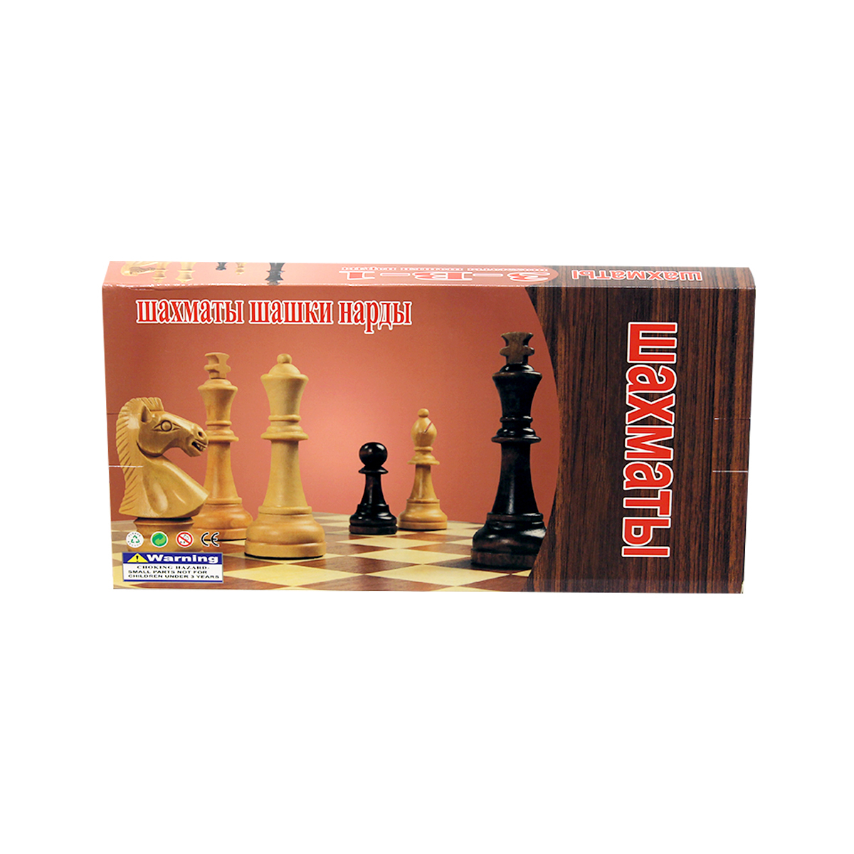 Playwell Chess Board Wood King KCM10