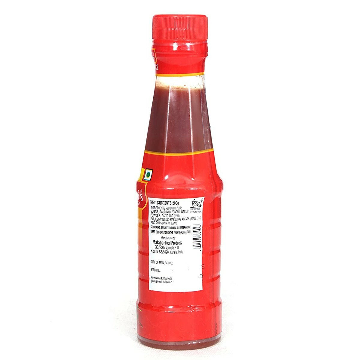 Fruitomans Red Chilli Sauce 200g
