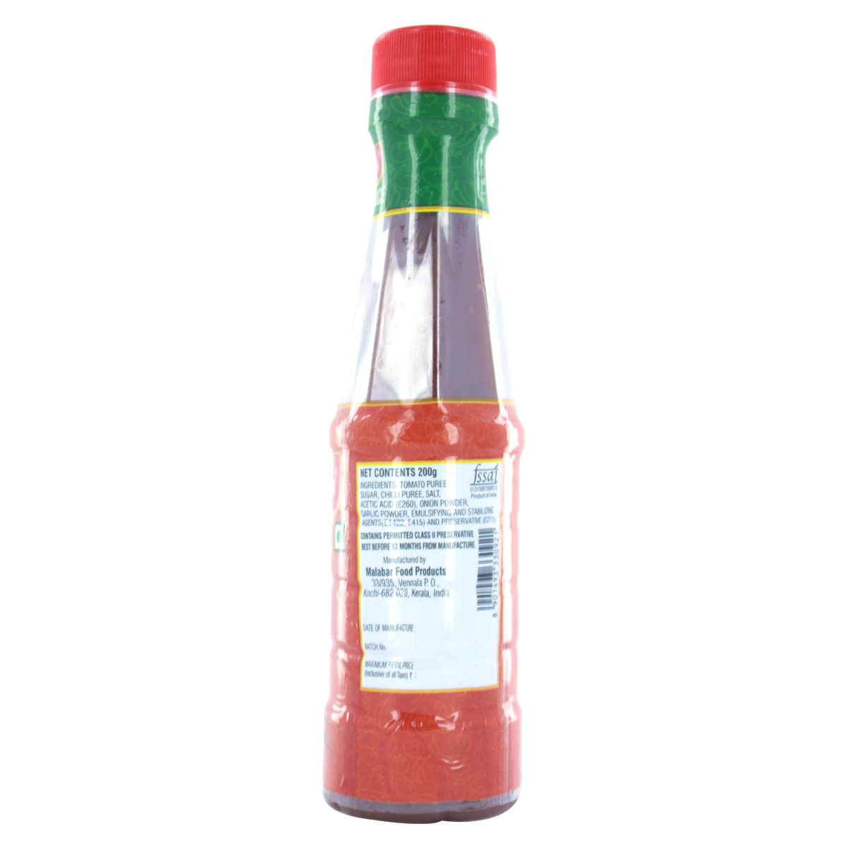 Fruitomans Tomato Chilli Sauce 200g