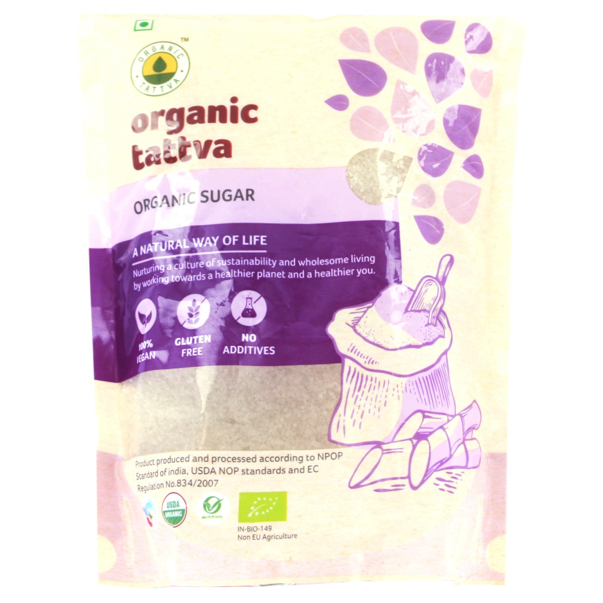 Organic Tattva Sugar 1kg