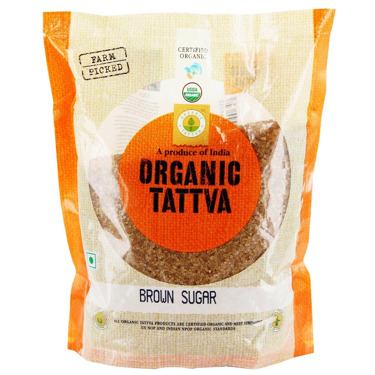 Organic Tattva Brown Sugar 1kg