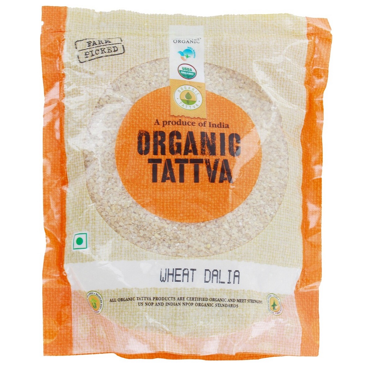 Organic Tattva Organic Wheat Dalia 500g