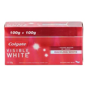 Colgate Tooth Paste  Visible White 100g +100g