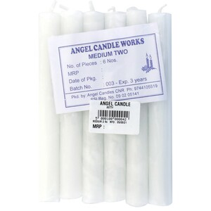 Angel Candle Medium Two 6's