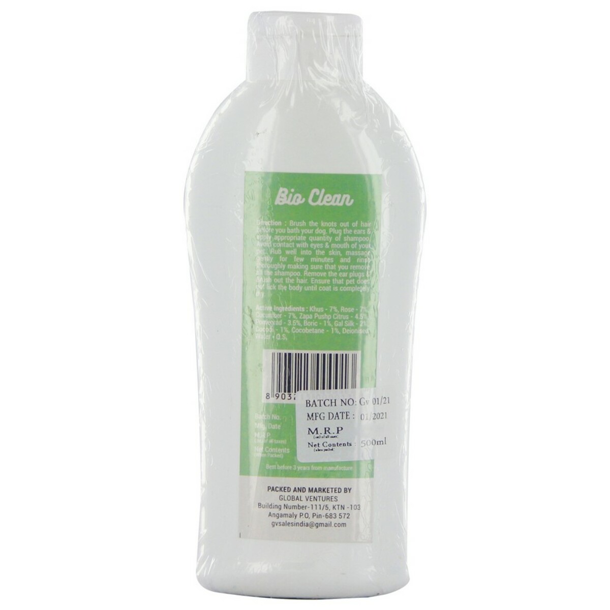 Bio Clean Pet Shampoo 500ml