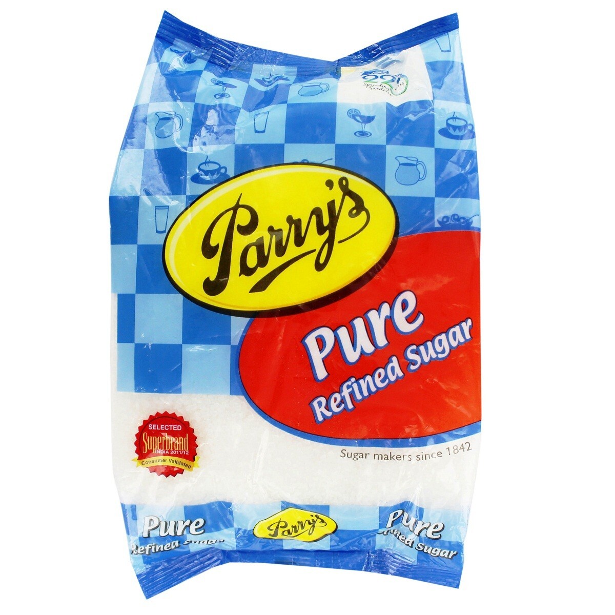Parrys Pure Refined Sugar Pouch 1kg
