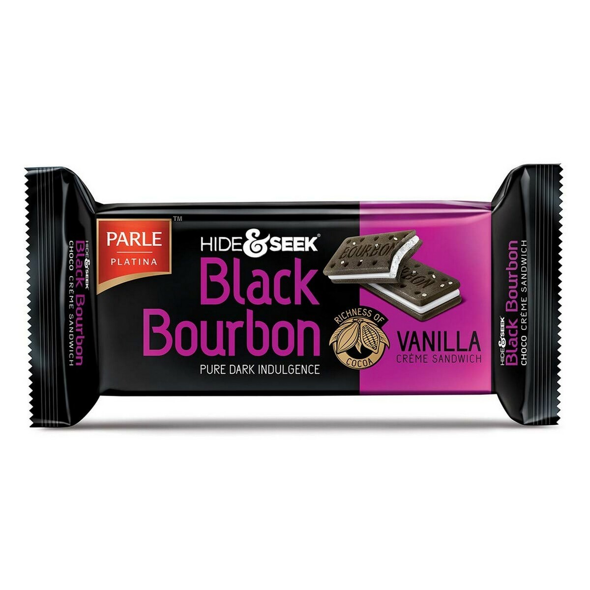 Parle Hide & Seek Vanilla Black Bourbon 120g