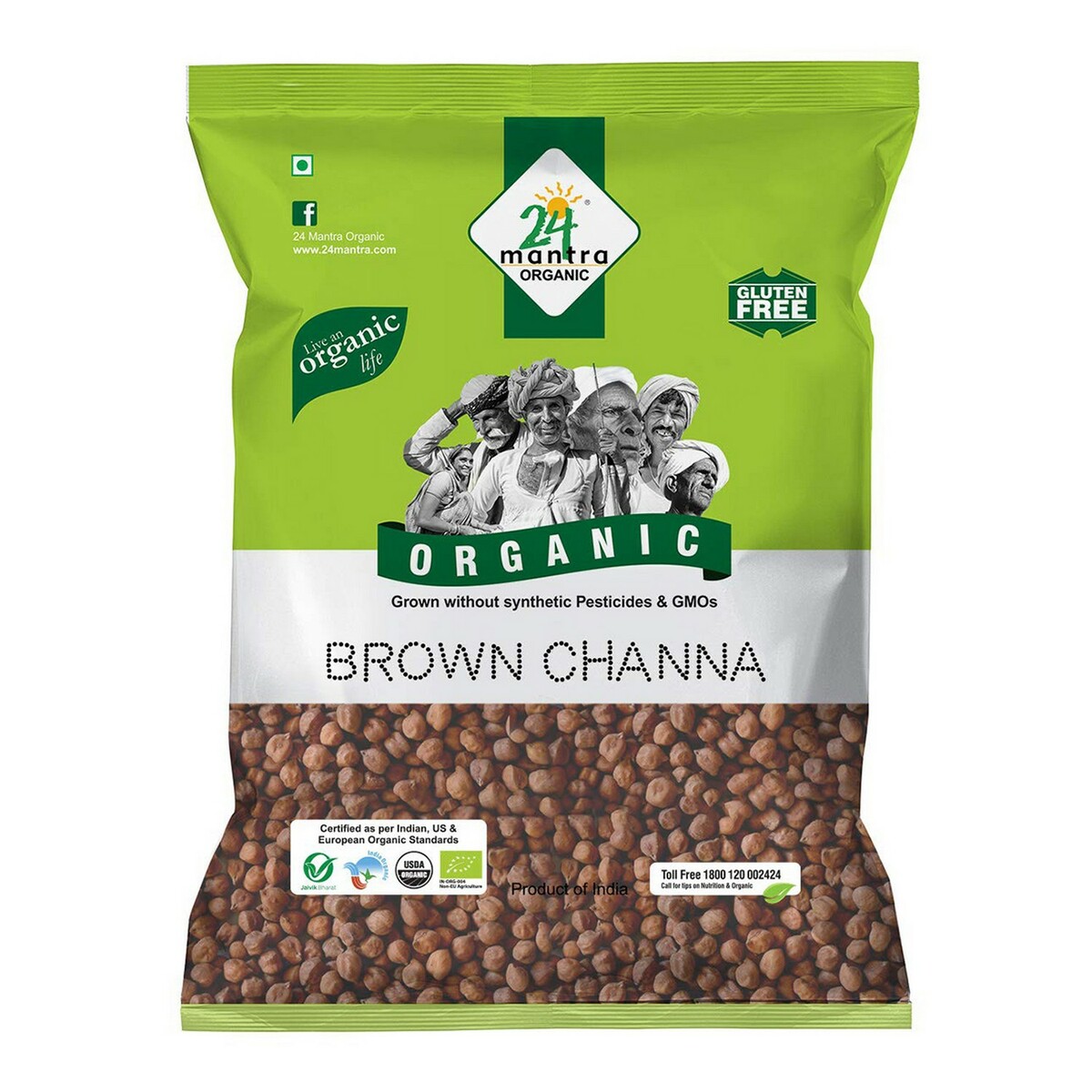 24 Mantra Organic Brown Channa 500g