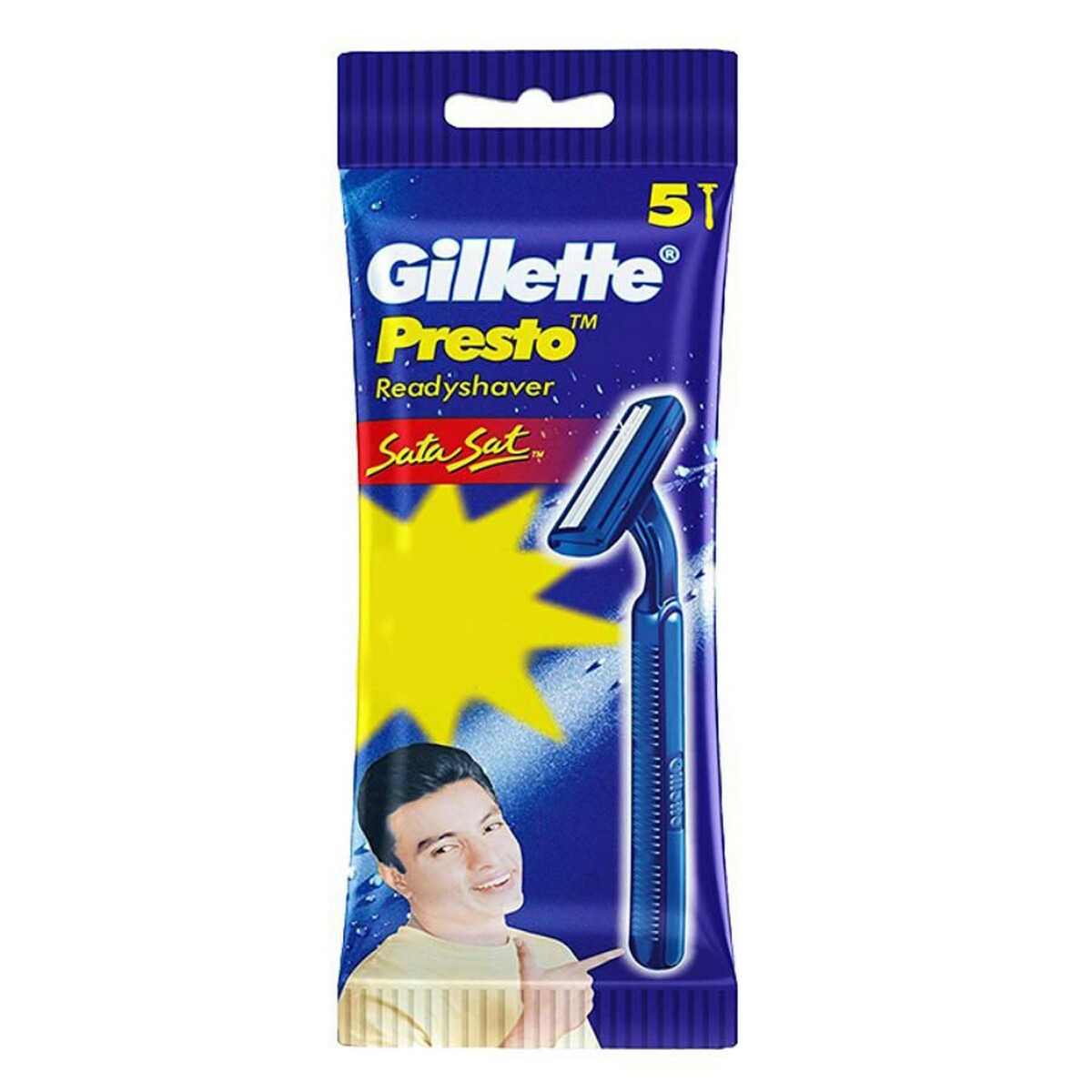 Gillette Disposible Razor Presto International 5's