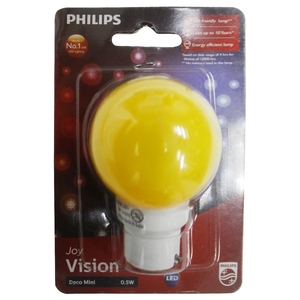 Philips Deco LED Lamp 0.5W B22 Yellow