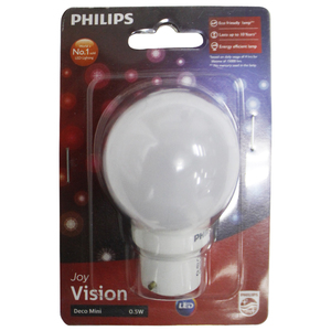 Philips Deco LED Lamp 0.5W B22 White