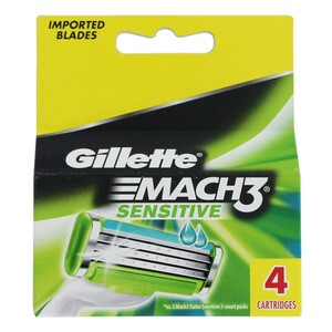 Gillette Cartridge Mach3 Turbo Sensitive 4's