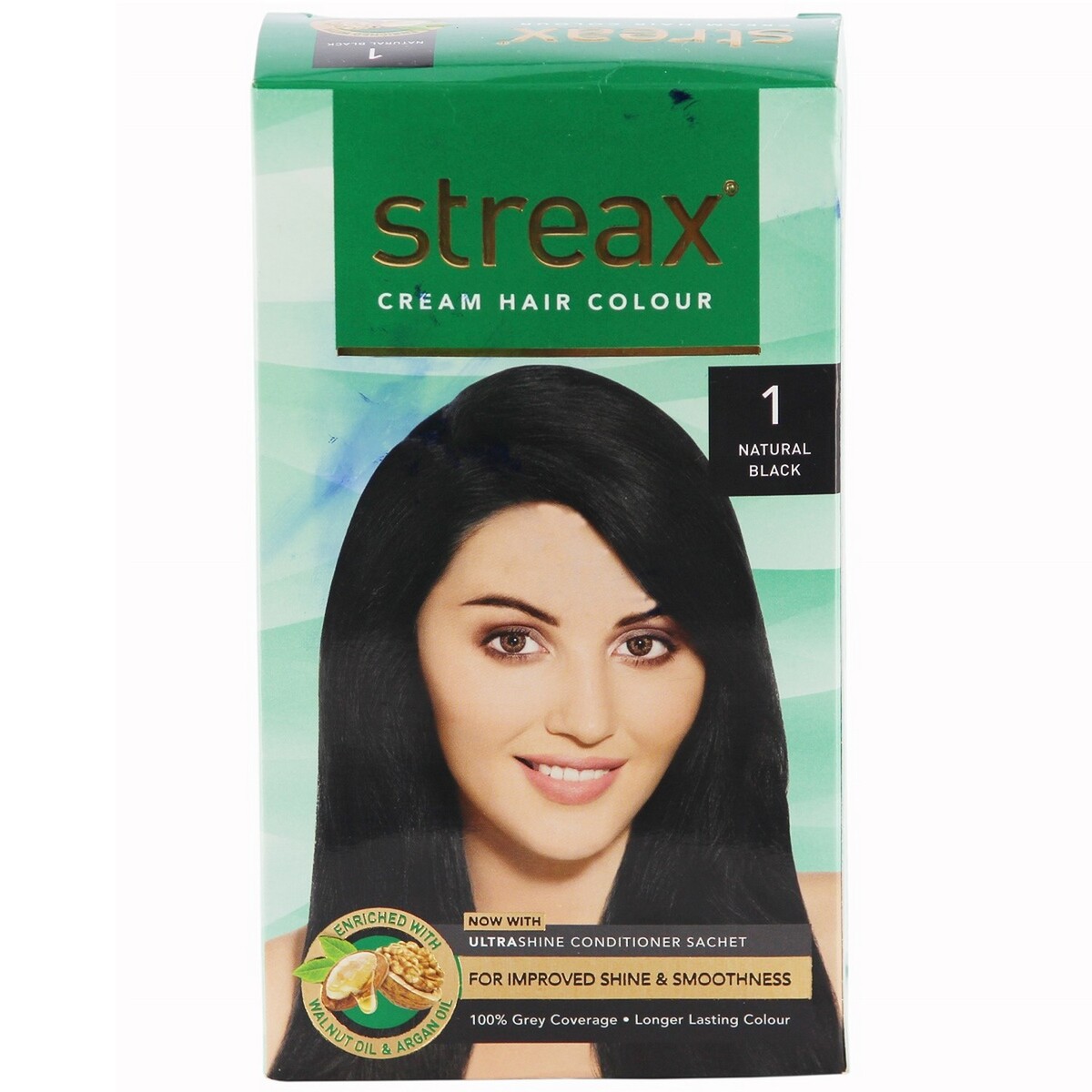Streax Cream Hair Colour Natural Black 50ml