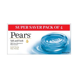 Pears Soap Soft & Fresh 125g 3+1