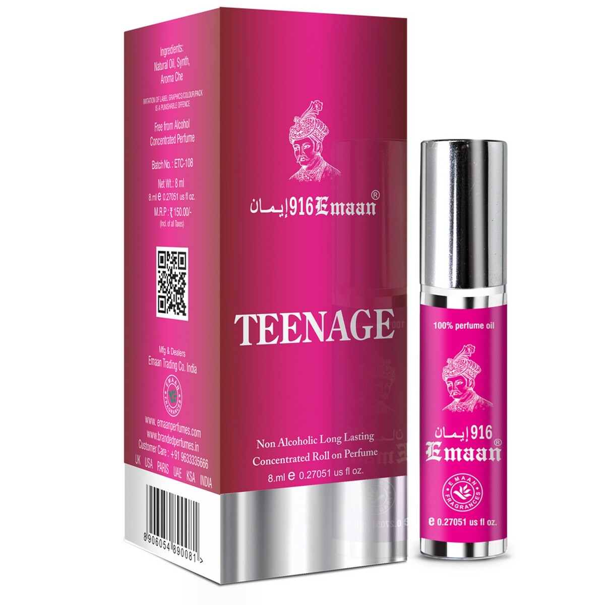 Emaan Perfume Roll On Teenage 8ml