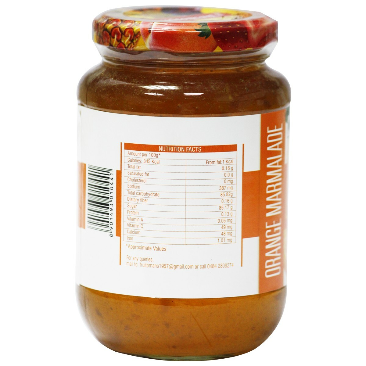 Fruitomans Marmalade-Orange 500gm