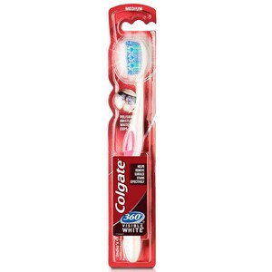 Colgate Toothbrush 360° Visible White 1 Pc Assorted Colours