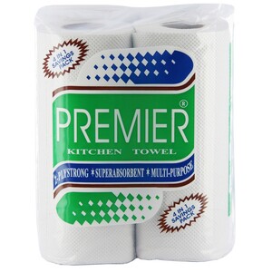 Premier Kitchen Towel 60's 2 Ply 4 Rolls
